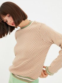 Джемпер Trendyol модель TWOAW22KZ1322/Camel Фото