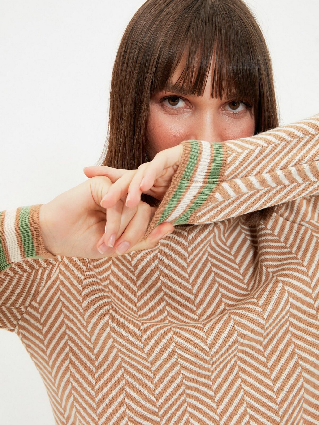 Джемпер Trendyol модель TWOAW22KZ1322/Camel Джемпер Trendyol модель TWOAW22KZ1322/Camel Фото