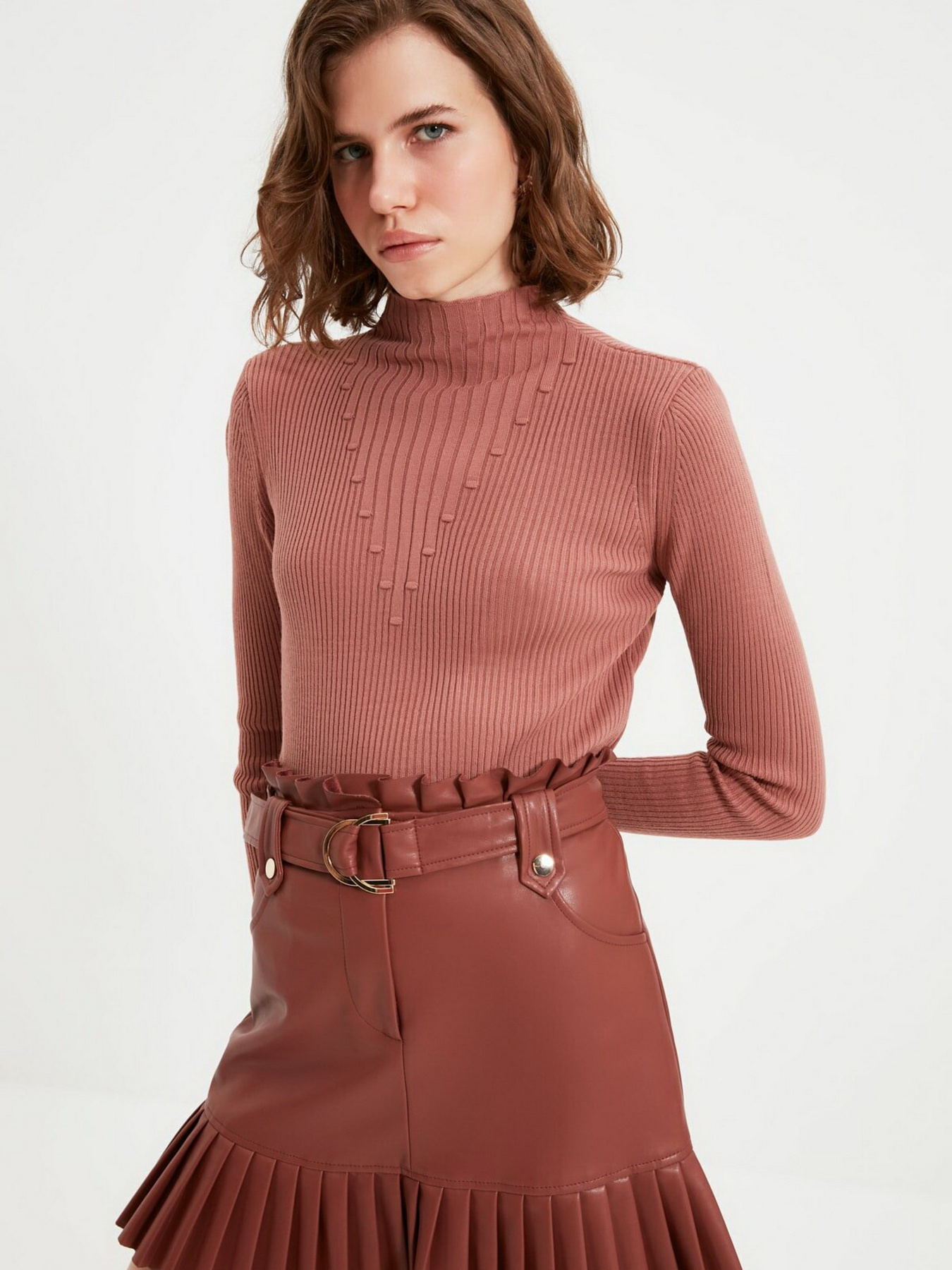 Джемпер Trendyol модель TWOAW22KZ1411/Gul Kurusu Фото