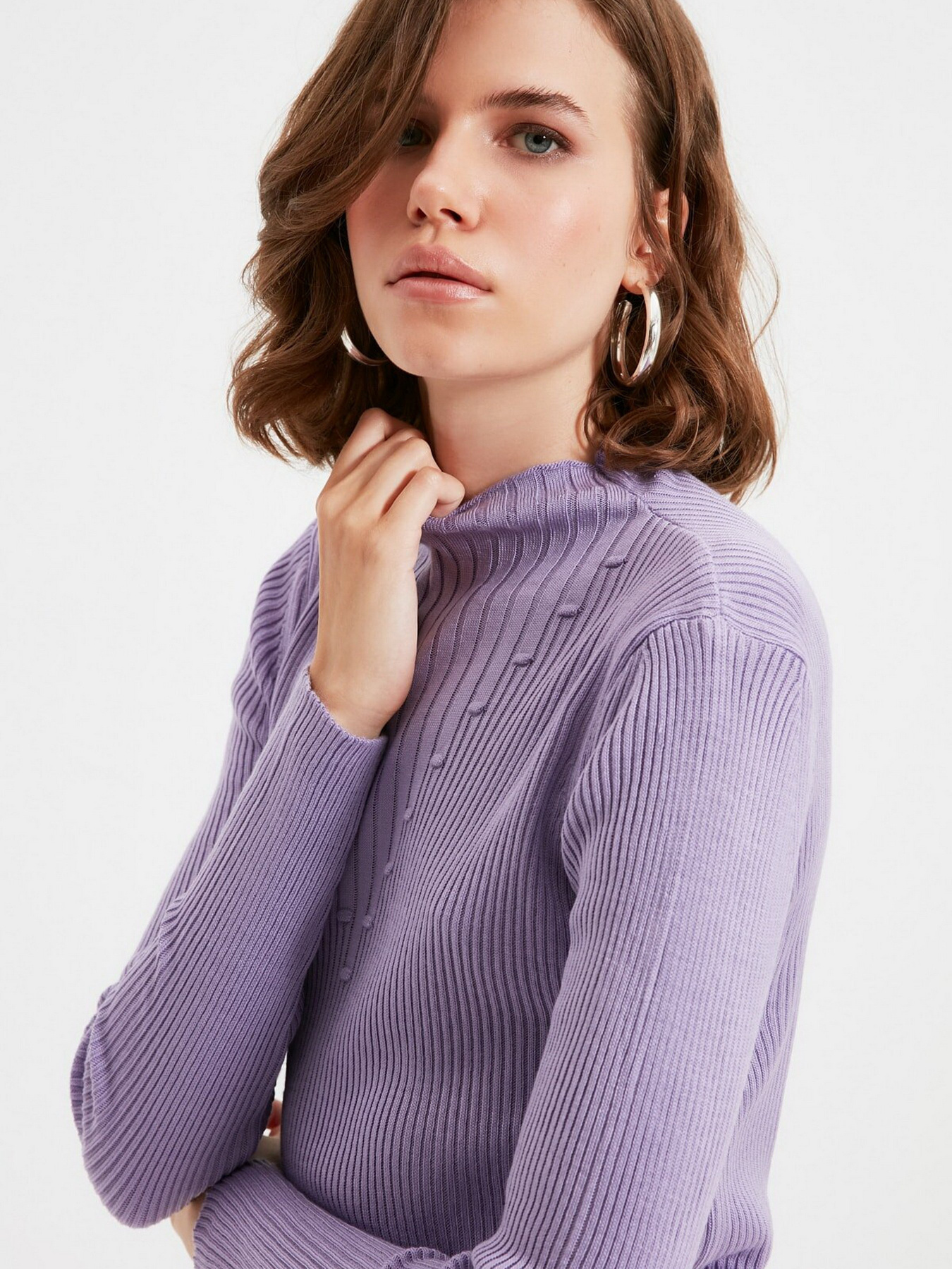 Джемпер Trendyol модель TWOAW22KZ1411/Lila Фото