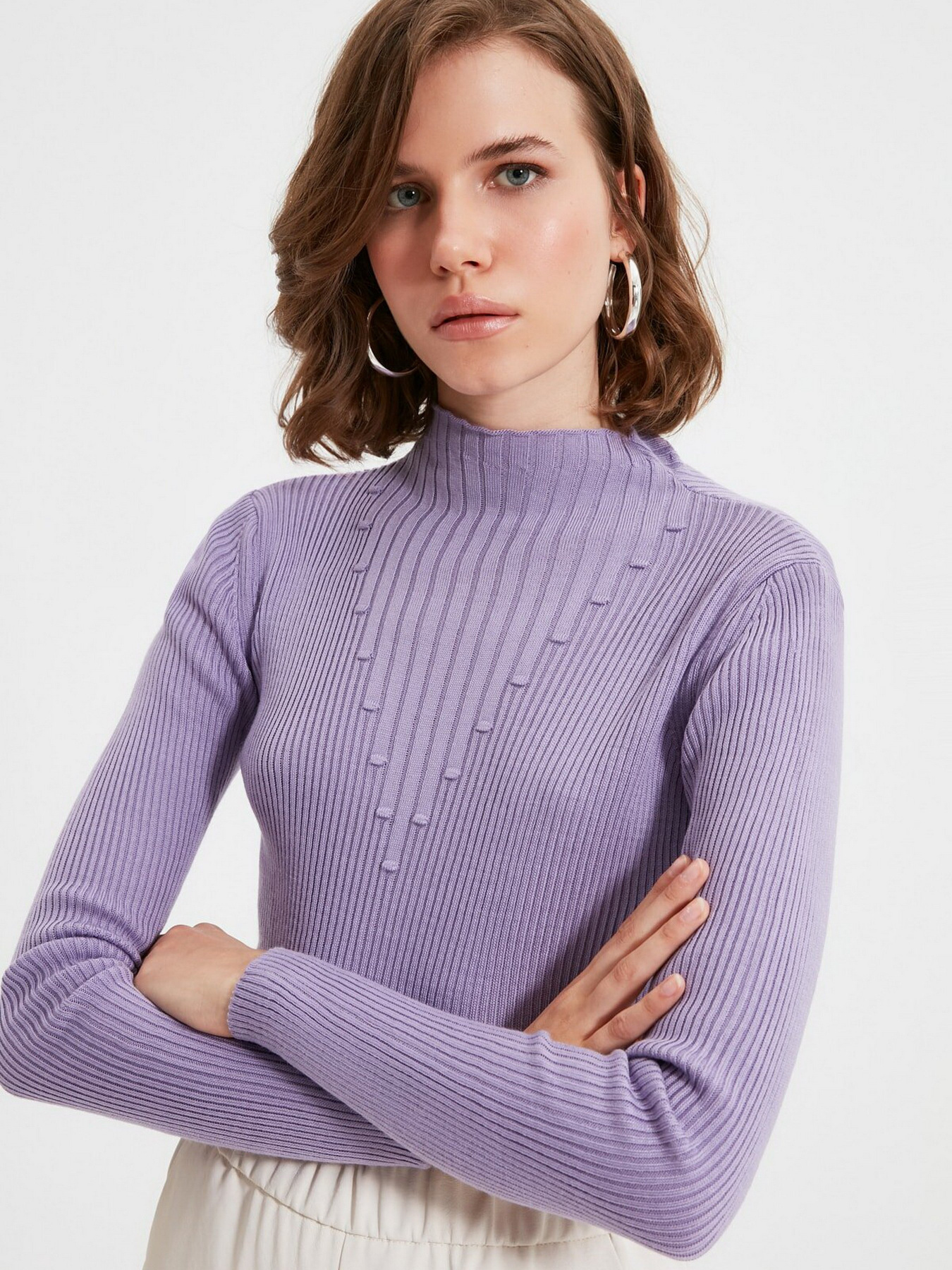 Джемпер Trendyol модель TWOAW22KZ1411/Lila Фото