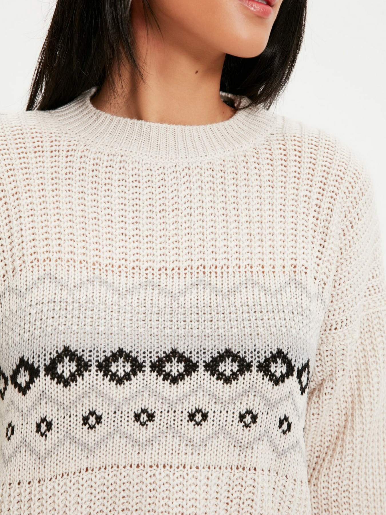 Джемпер Trendyol модель TWOAW22KZ1491/Ekru Фото