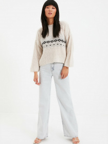 Джемпер Trendyol модель TWOAW22KZ1491/Ekru Фото