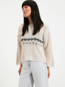 Джемпер Trendyol модель TWOAW22KZ1491/Ekru Фото
