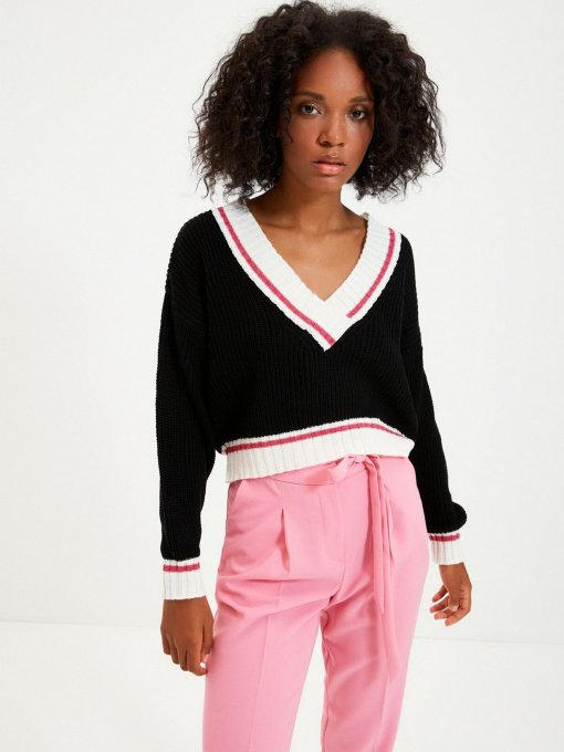 Джемпер Trendyol модель TWOAW22KZ1492/Siyah Фото