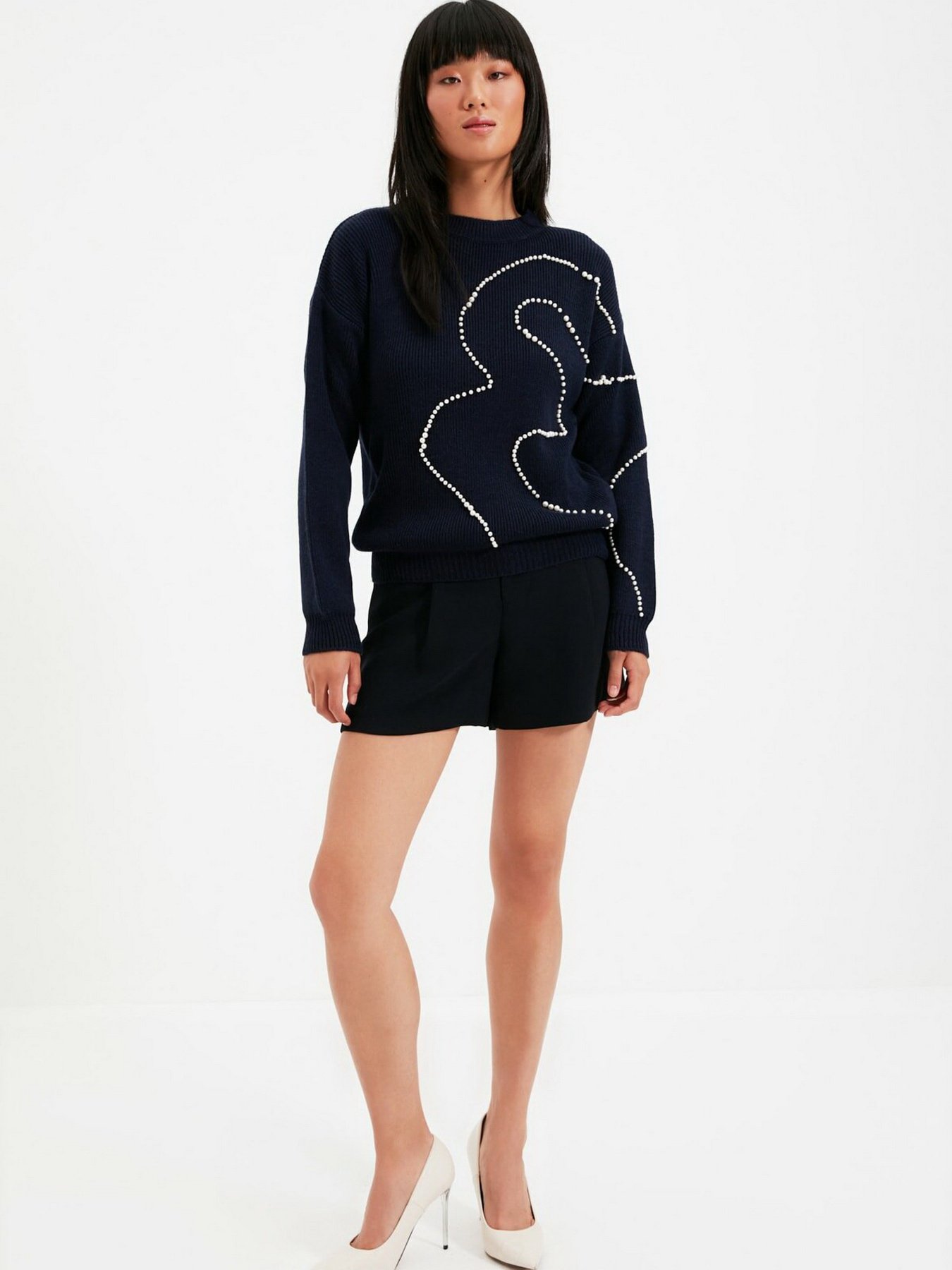 Джемпер Trendyol модель TWOAW22KZ1496/Lacivert Фото