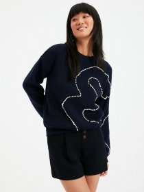 Джемпер Trendyol модель TWOAW22KZ1496/Lacivert Фото