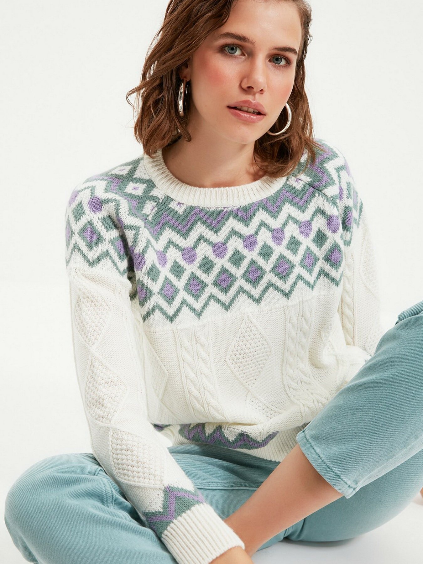 Джемпер Trendyol модель TWOAW22KZ1548/Ekru Фото