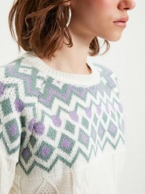 Джемпер Trendyol модель TWOAW22KZ1548/Ekru Джемпер Trendyol модель TWOAW22KZ1548/Ekru Фото