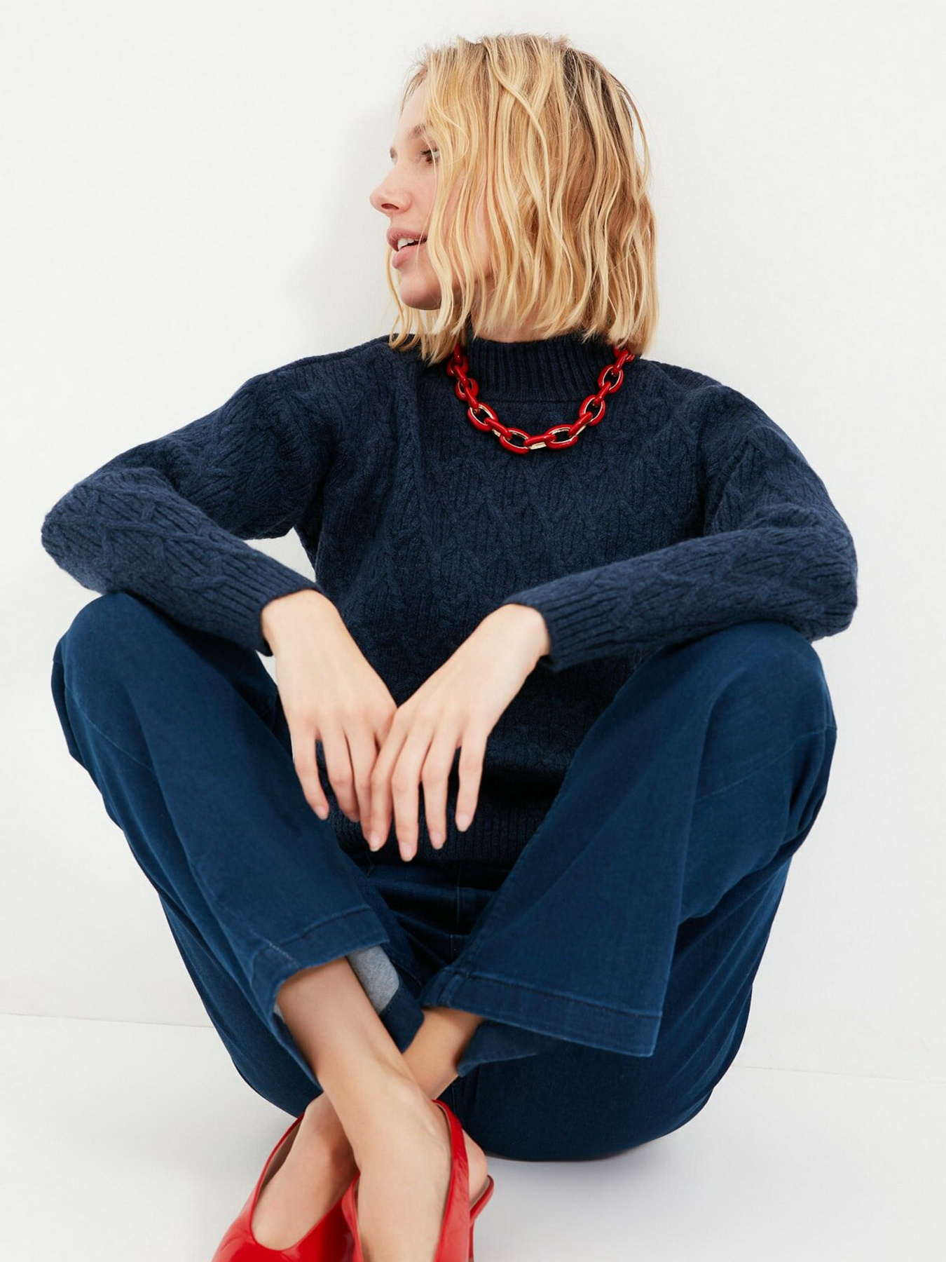 Джемпер Trendyol модель TWOAW22KZ1554/Lacivert Фото