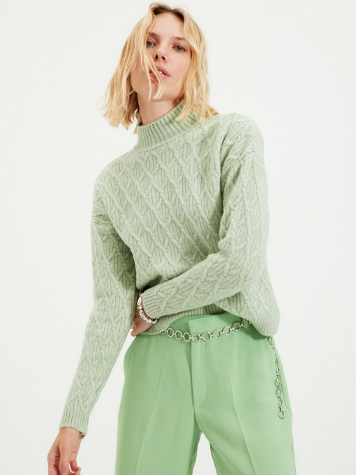 Джемпер Trendyol модель TWOAW22KZ1554/Mint Фото