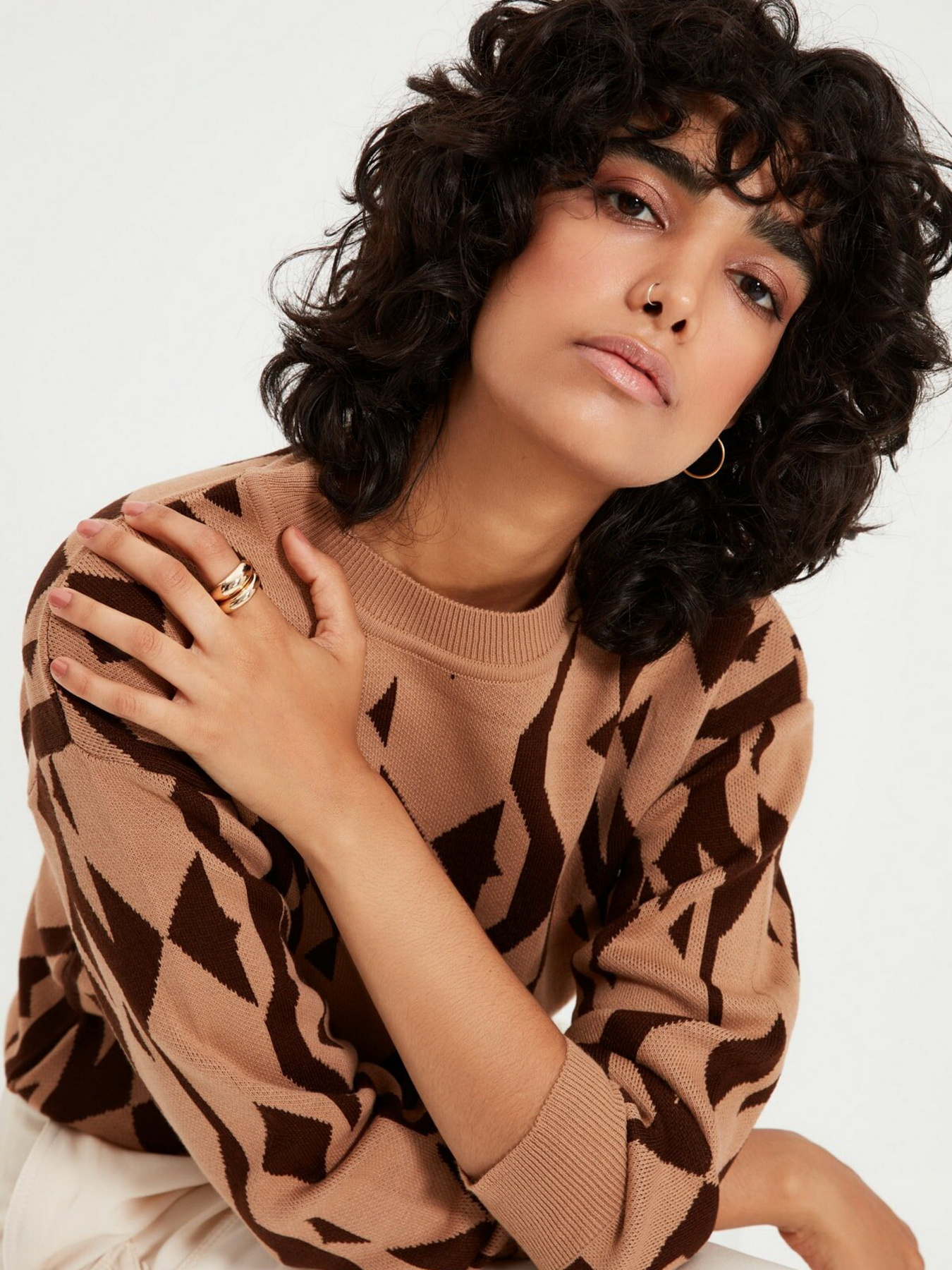 Джемпер Trendyol модель TWOAW22KZ1649/Camel Джемпер Trendyol модель TWOAW22KZ1649/Camel Фото