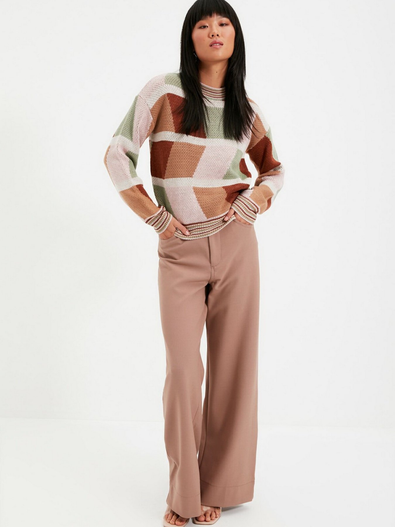 Джемпер Trendyol модель TWOAW22KZ1664/Camel Фото