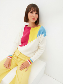 Джемпер Trendyol модель TWOAW22KZ1733/Ekru Джемпер Trendyol модель TWOAW22KZ1733/Ekru Фото