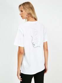 Футболки и поло Trendyol модель TWOSS21TS3869/Beyaz Фото