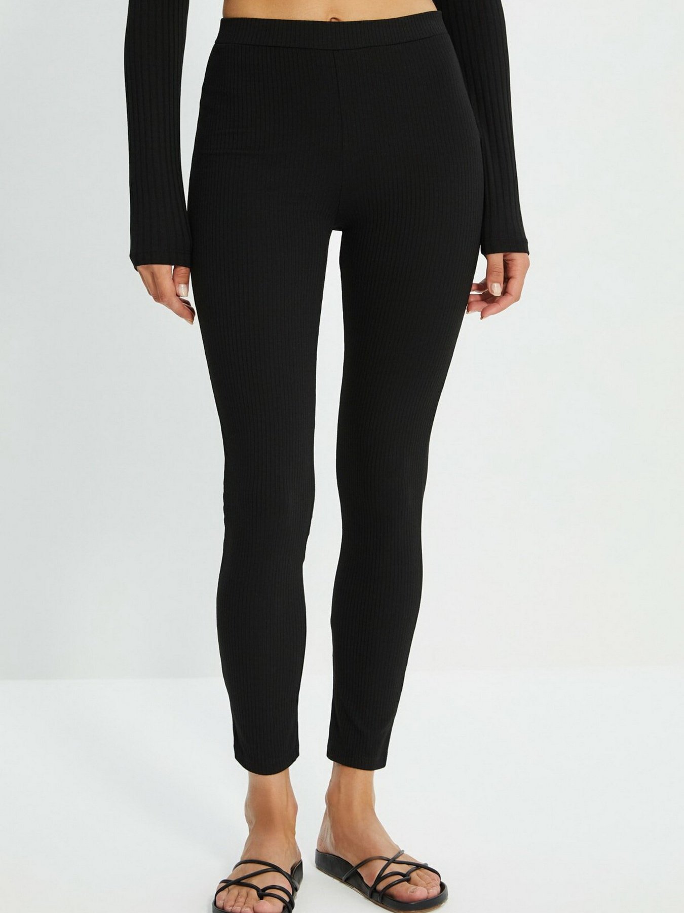 Штани повсякденні Trendyol модель TWOAW22PL0009/Siyah Фото