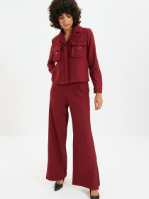 Брюки палаццо Trendyol модель TWOAW22PL0038/Bordo Фото