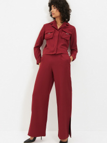 Палаццо Trendyol модель TWOAW22PL0038/Bordo Палаццо Trendyol модель TWOAW22PL0038/Bordo Фото