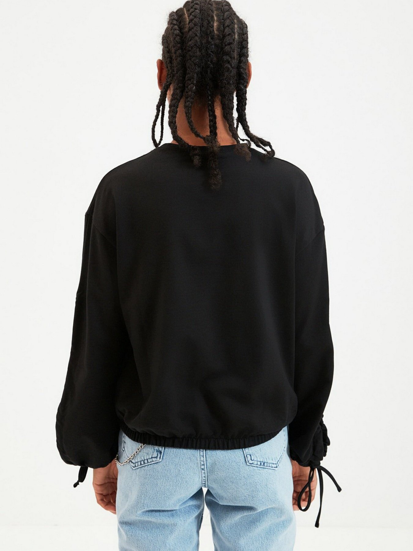 Свитшот Trendyol модель TWOAW22SW0393/Siyah Фото