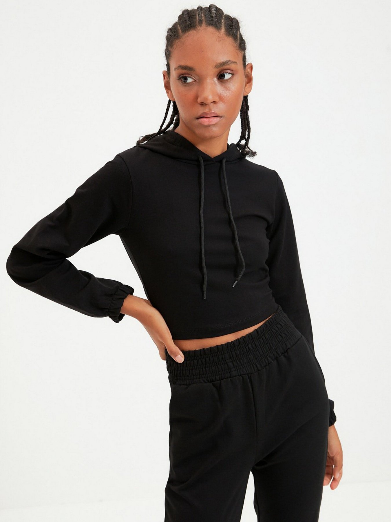 Худи Trendyol модель TWOAW22SW0394/Siyah Фото