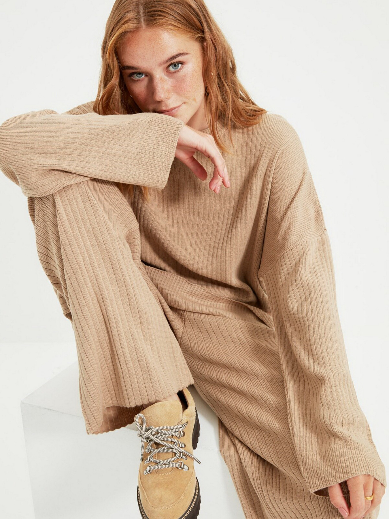 Костюми Trendyol модель TWOSS20AU0084/Camel Костюми Trendyol модель TWOSS20AU0084/Camel Фото