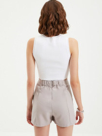 Юбка-шорты Trendyol модель TWOSS20SR0364/Gri Фото