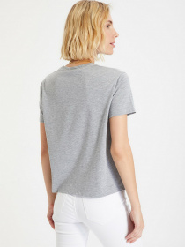 Футболки і поло Trendyol модель TWOSS21TS4013/Gri Фото