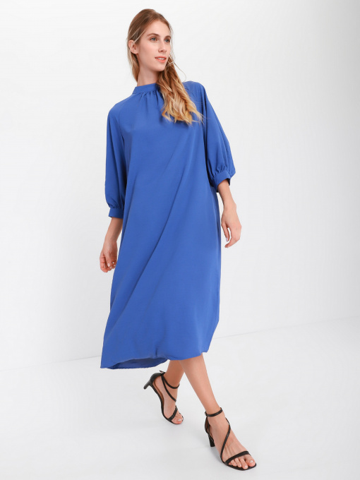 Сукня міді Trendyol модель TWOAW22EL0108/Lacivert Фото