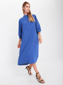 Платье миди Trendyol модель TWOAW22EL0108/Lacivert Платье миди Trendyol модель TWOAW22EL0108/Lacivert Фото