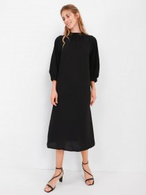 Платье миди Trendyol модель TWOAW22EL0108/Siyah Фото