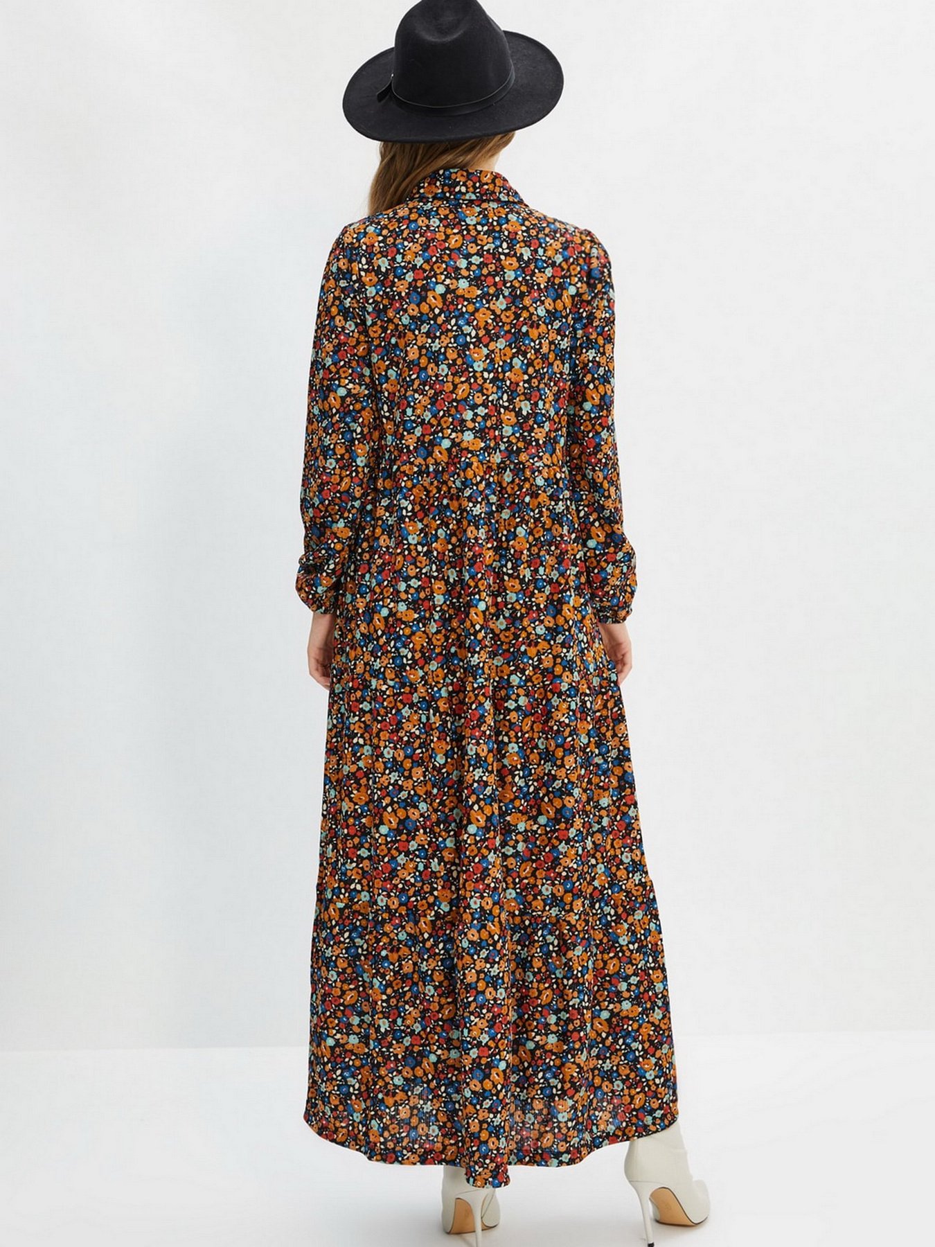 Платье макси Trendyol модель TCTAW22EB0019/Kahverengi Фото