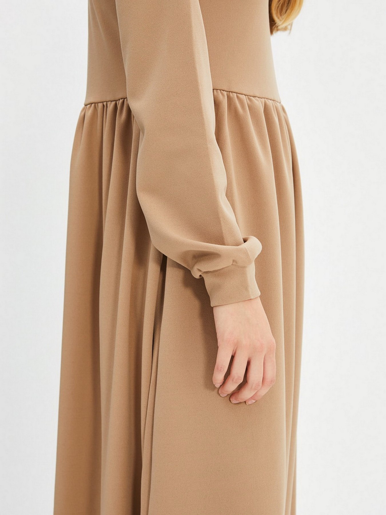 Платье макси Trendyol модель TCTAW22EB0023/Bej Фото