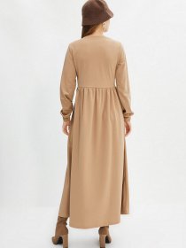Сукня максі Trendyol модель TCTAW22EB0023/Bej Фото