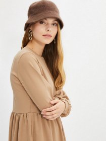 Сукня максі Trendyol модель TCTAW22EB0023/Bej Фото