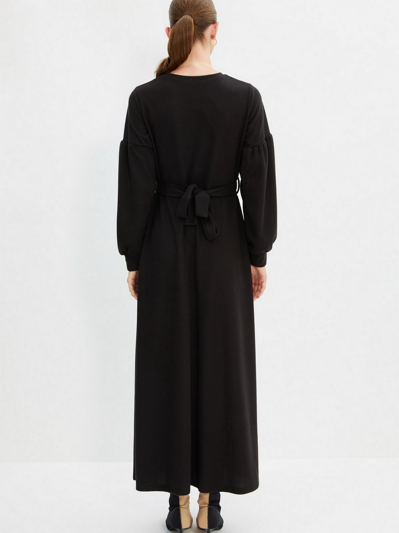 Платье макси Trendyol модель TCTAW22EB0025/Siyah Фото