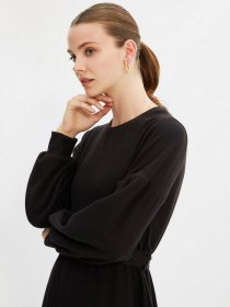 Платье макси Trendyol модель TCTAW22EB0025/Siyah Фото