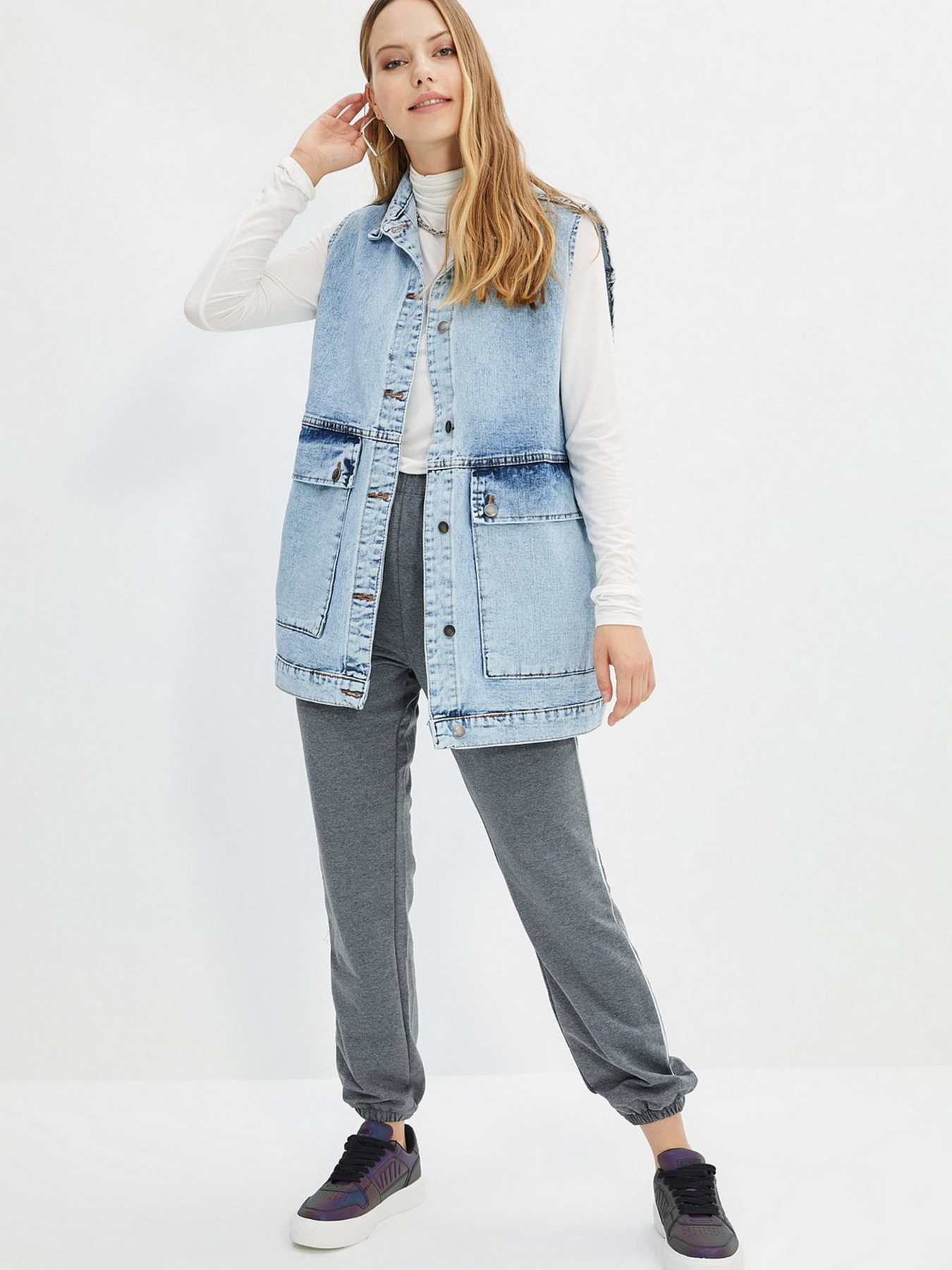 Штаны спортивные Trendyol модель TCTAW22EI0007/Antrasit Фото