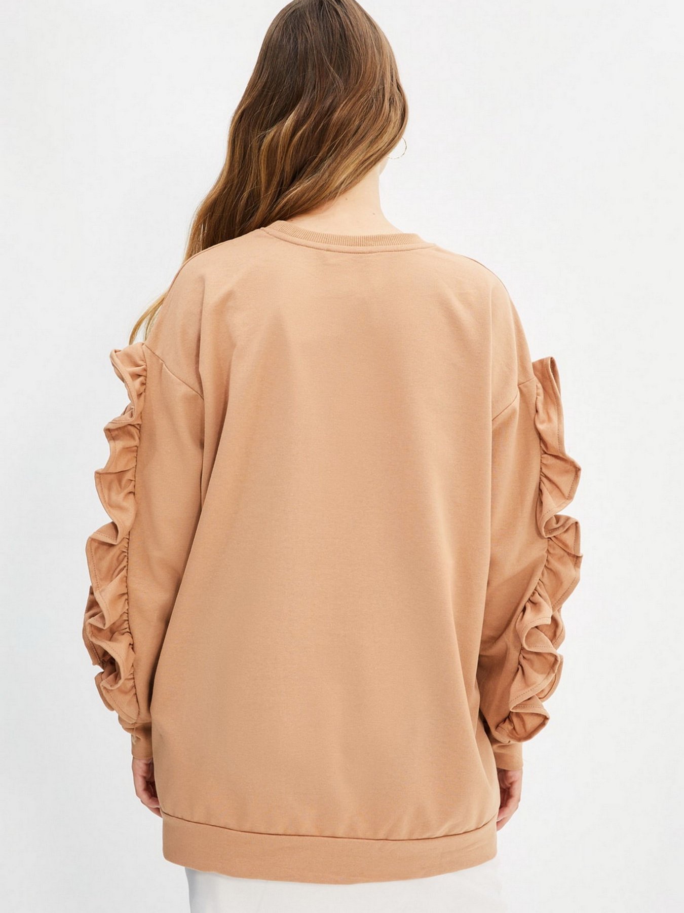 Свитшот Trendyol модель TCTAW22TW0011/Bej Фото