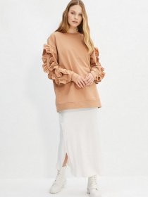 Свитшот Trendyol модель TCTAW22TW0011/Bej Фото