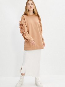 Свитшот Trendyol модель TCTAW22TW0011/Bej Фото