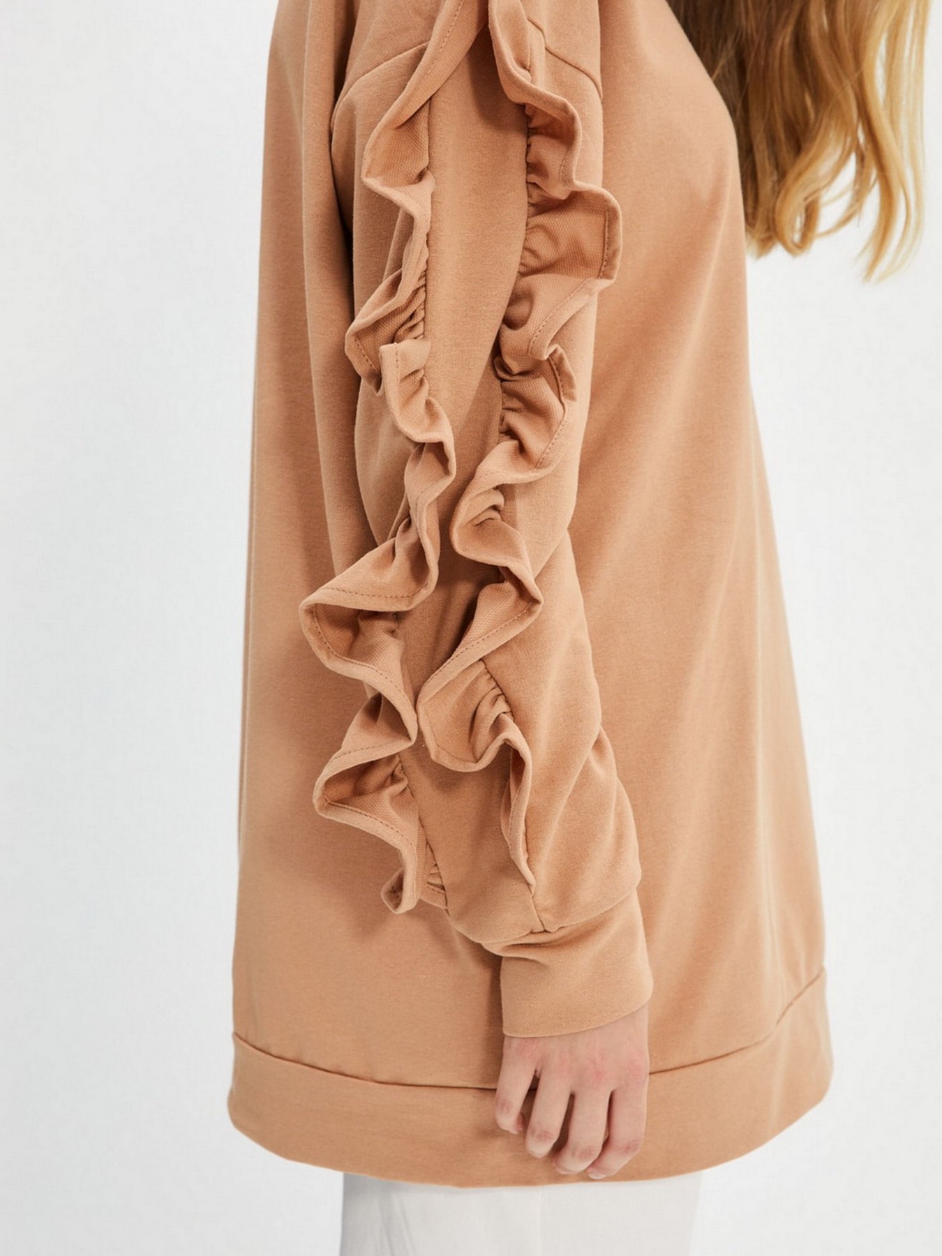 Світшот Trendyol модель TCTAW22TW0011/Bej Фото