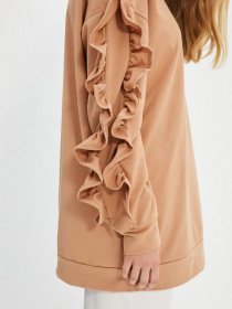 Світшот Trendyol модель TCTAW22TW0011/Bej Фото