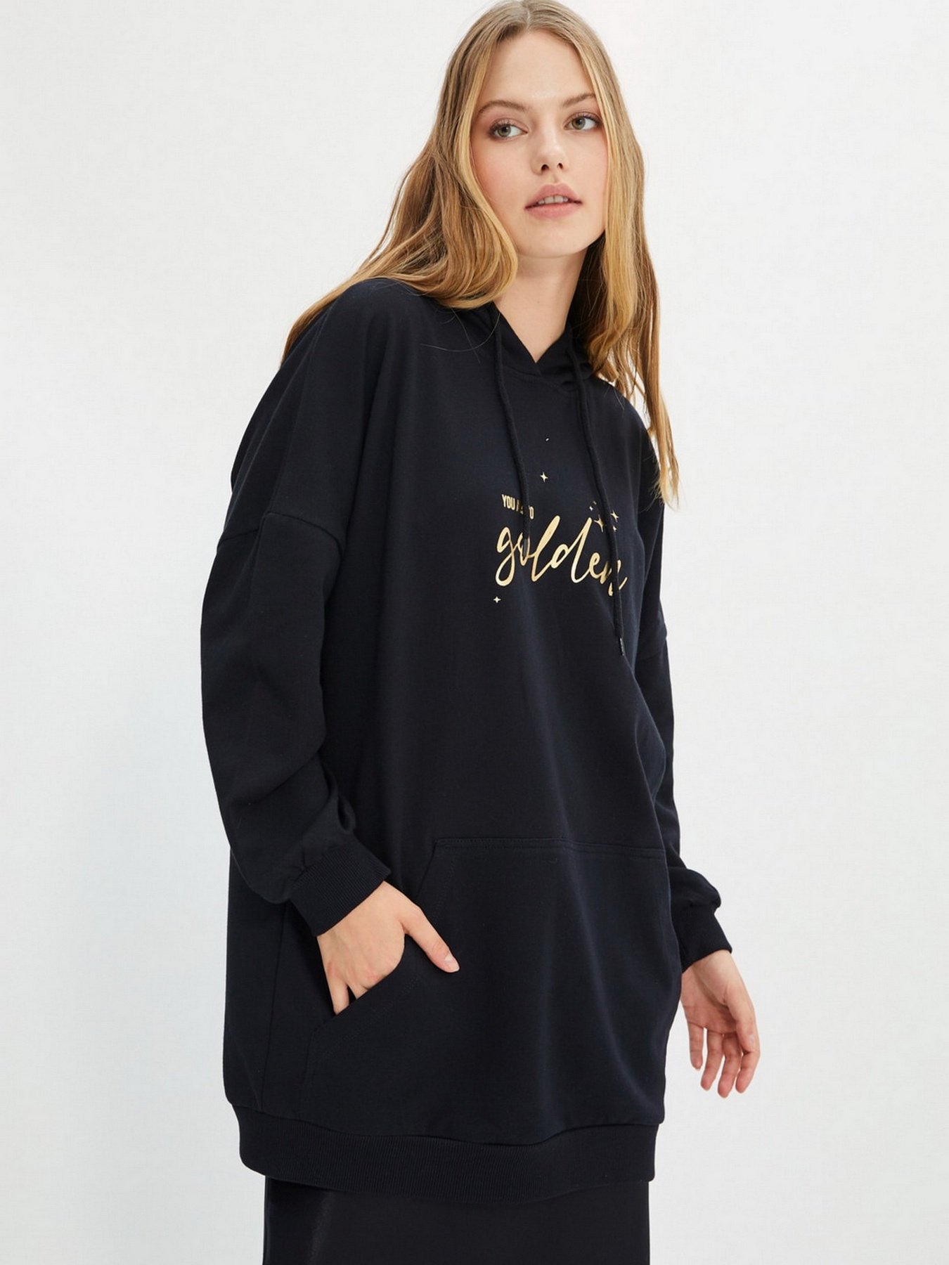 Худи Trendyol модель TCTAW22TW0055/Siyah Фото