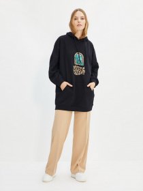 Худи Trendyol модель TCTAW22TW0058/Siyah Фото