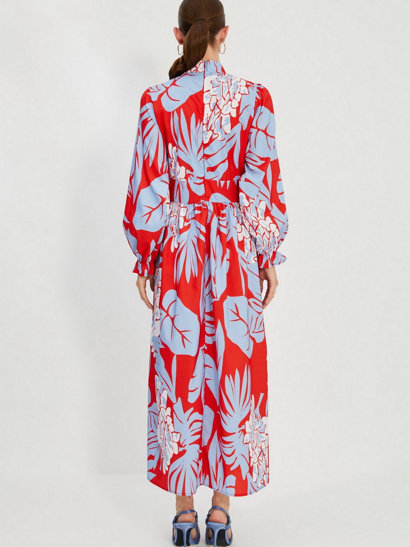 Платье макси Trendyol модель TCTSS21EB0064/Kirmizi Фото