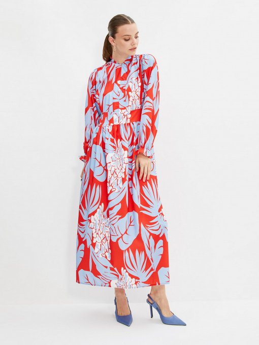 Платье макси Trendyol модель TCTSS21EB0064/Kirmizi Фото