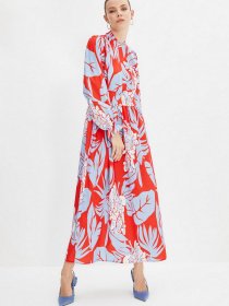 Сукня максі Trendyol модель TCTSS21EB0064/Kirmizi Фото