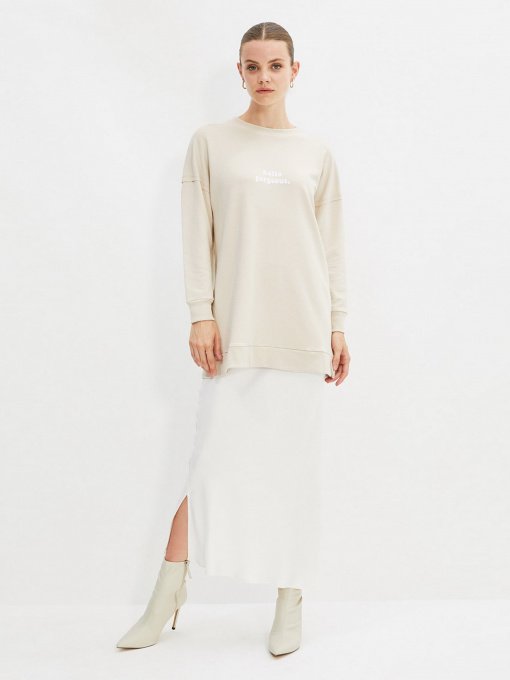 Світшот Trendyol модель TCTSS21SW0339/Bej Фото