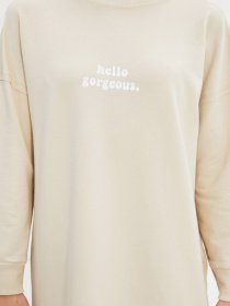 Свитшот Trendyol модель TCTSS21SW0339/Bej Фото