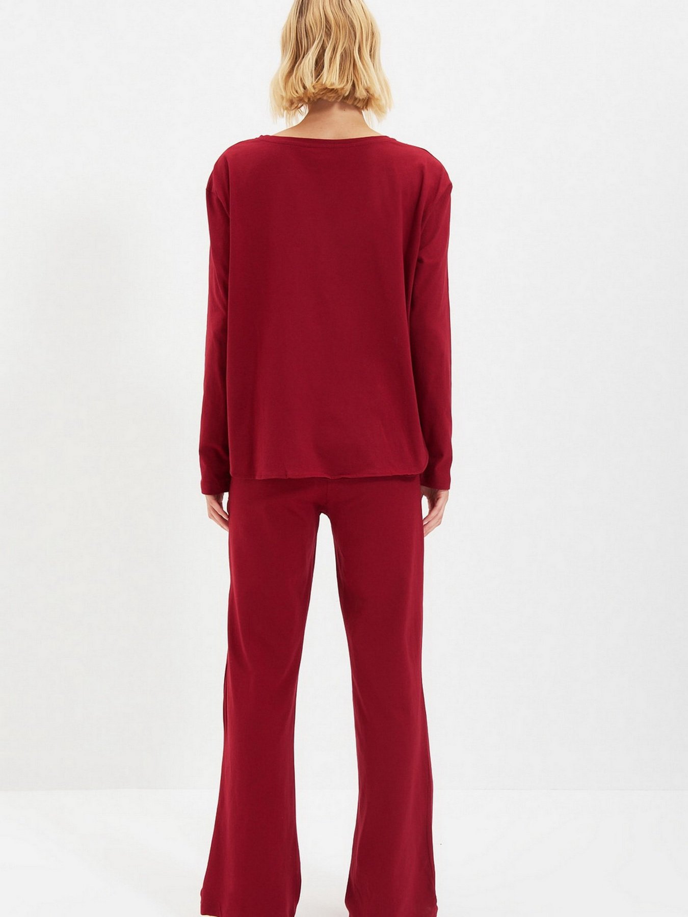 Лонгслів Trendyol модель THMAW22PT0032/Bordo Фото